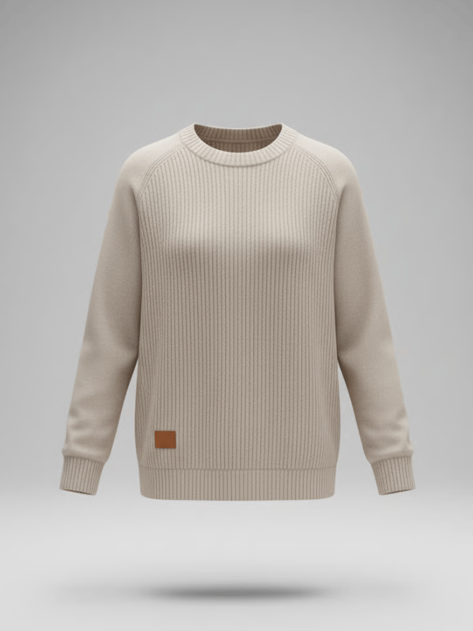 Women'S Autumn And Winter Round Neck Sweater